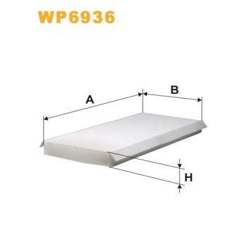 Filtre habitacle WP6936