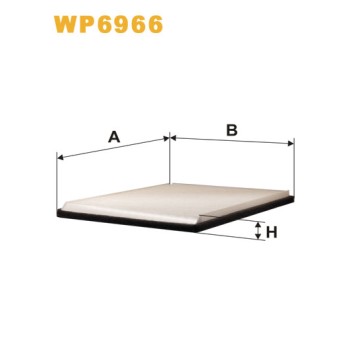 Filtre habitacle WP6966