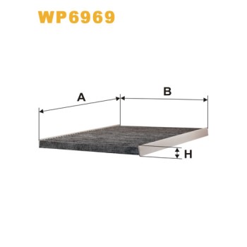 Filtre habitacle WP6969