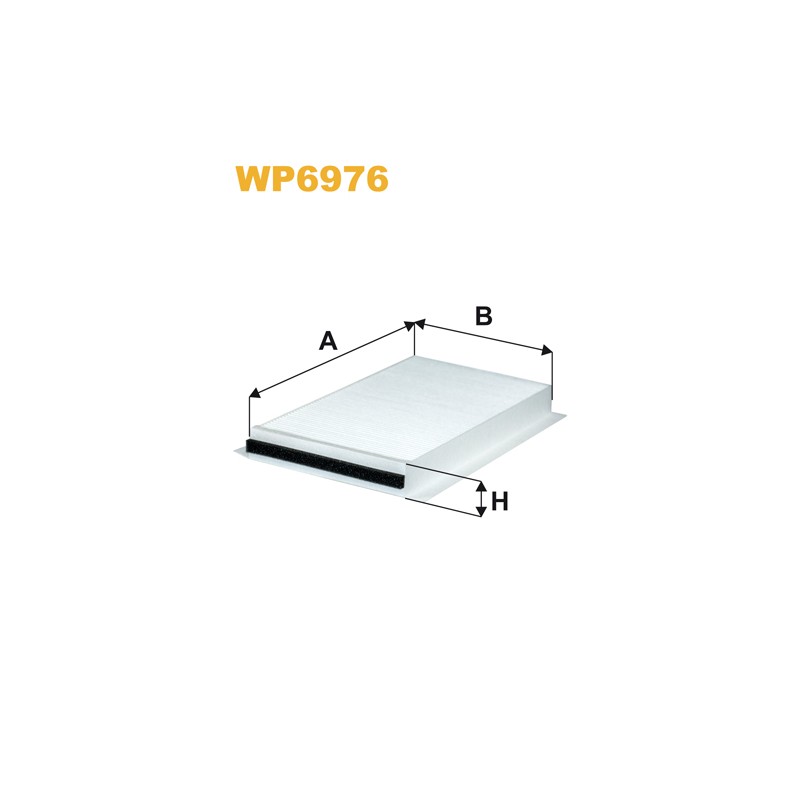 Filtre habitacle WP6976