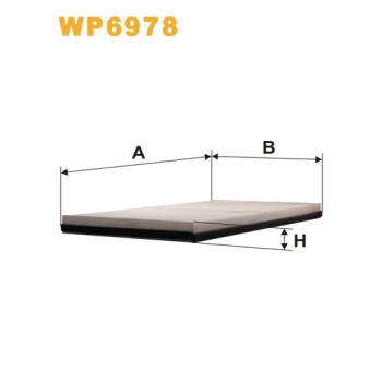 Filtre habitacle WP6978
