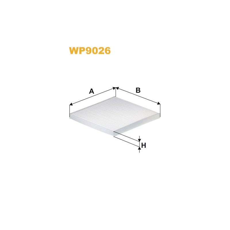 Filtre habitacle WP9026