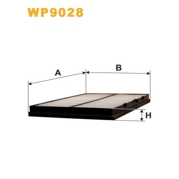 Filtre habitacle WP9028