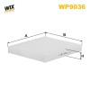 Filtre habitacle WP9036