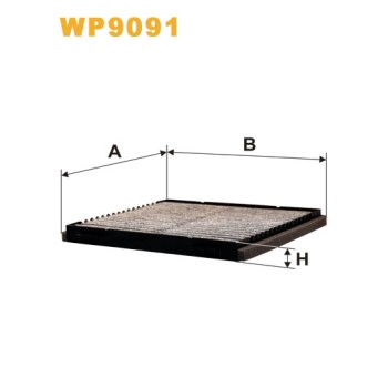 Filtre habitacle WP9091