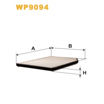 Filtre habitacle WP9094