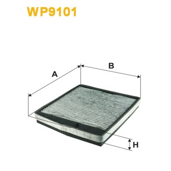 Filtre habitacle WP9101