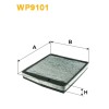 Filtre habitacle WP9101