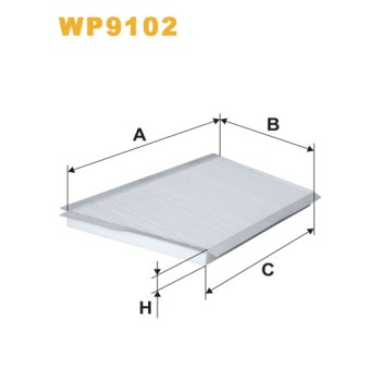 Filtre habitacle WP9102