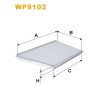 Filtre habitacle WP9102