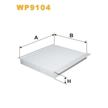 Filtre habitacle WP9104