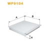 Filtre habitacle WP9104