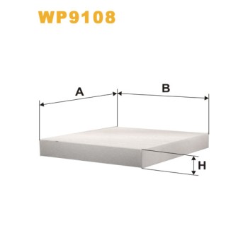 Filtre habitacle WP9108