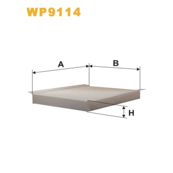 Filtre habitacle WP9114