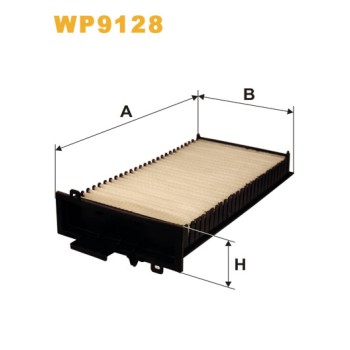 Filtre habitacle WP9128