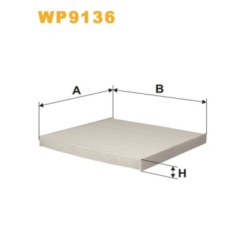 Filtre habitacle WP9136
