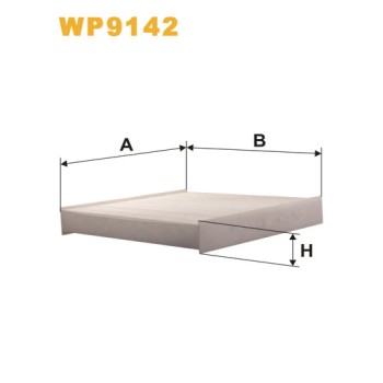 Filtre habitacle WP9142