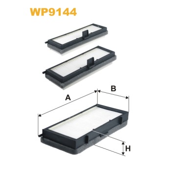 Filtre habitacle WP9144