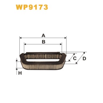 Filtre habitacle WP9173