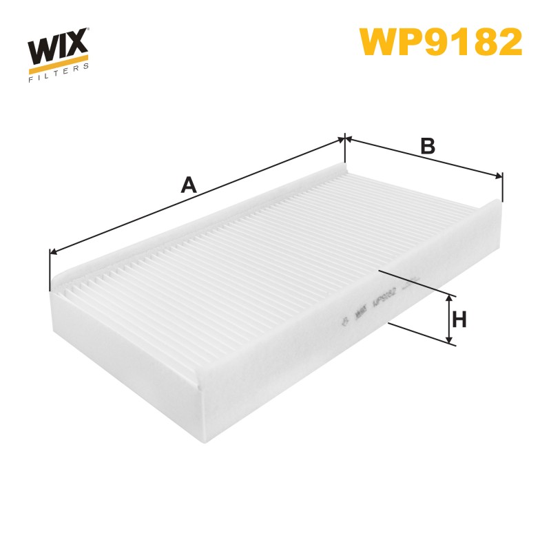 Filtre habitacle WP9182