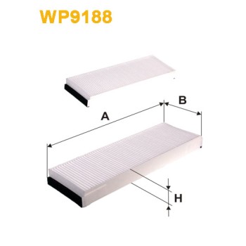 Filtre habitacle WP9188