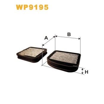 Filtre habitacle WP9195