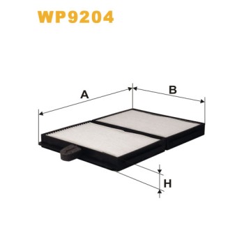 Filtre habitacle WP9204