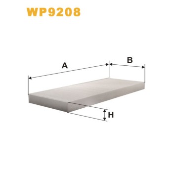 Filtre habitacle WP9208