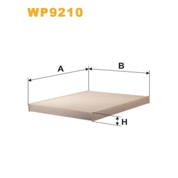 Filtre habitacle WP9210