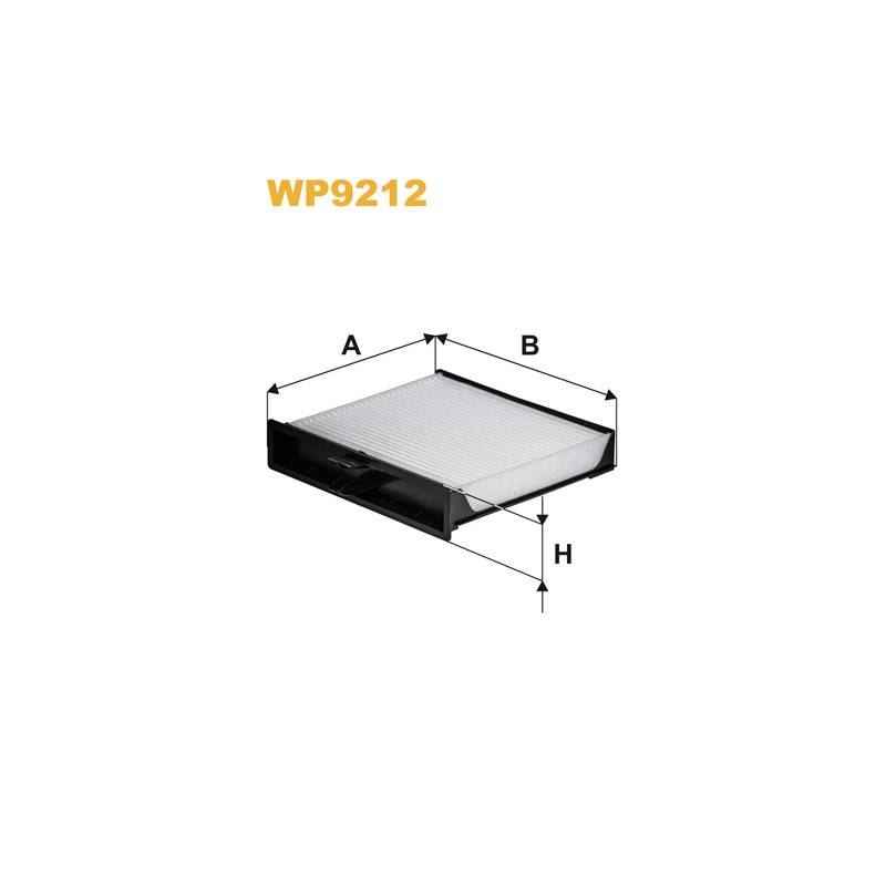Filtre habitacle WP9212