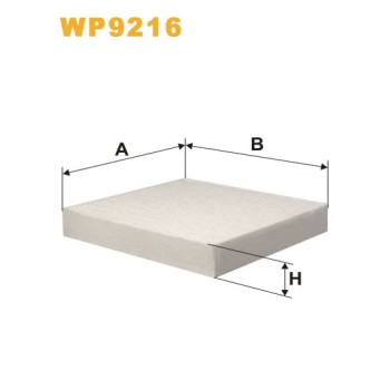 Filtre habitacle WP9216