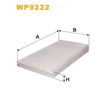 Filtre habitacle WP9222