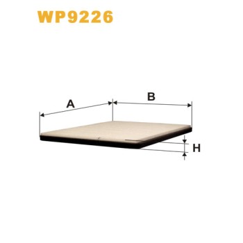 Filtre habitacle WP9226