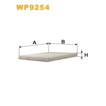 Filtre habitacle WP9254