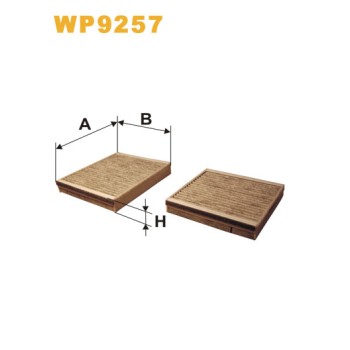 Filtre habitacle WP9257