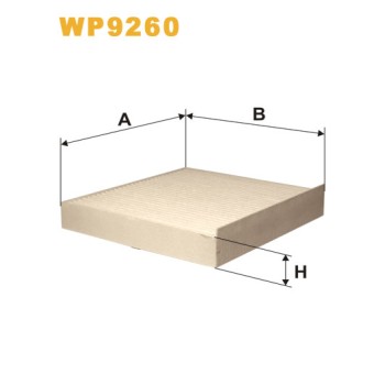Filtre habitacle WP9260