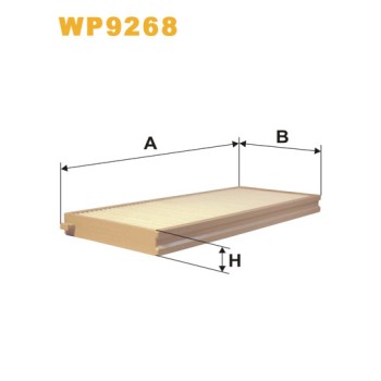Filtre habitacle WP9268