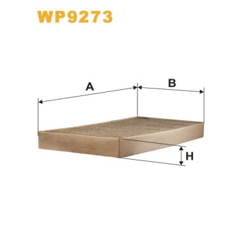 Filtre habitacle WP9273