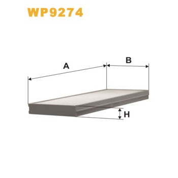 Filtre habitacle WP9274