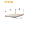 Filtre habitacle WP9280