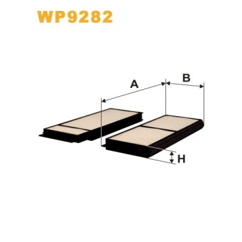 Filtre habitacle WP9282