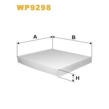 Filtre habitacle WP9298