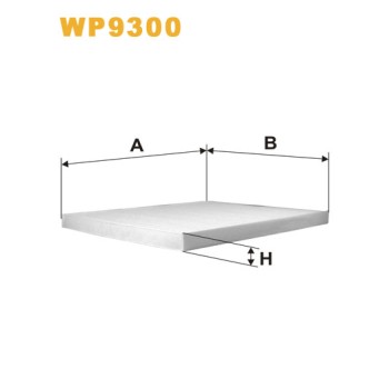Filtre habitacle WP9300