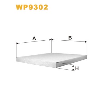 Filtre habitacle WP9302