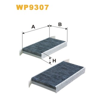 Filtre habitacle WP9307