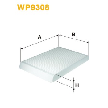 Filtre habitacle WP9308
