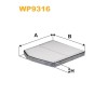 Filtre habitacle WP9316
