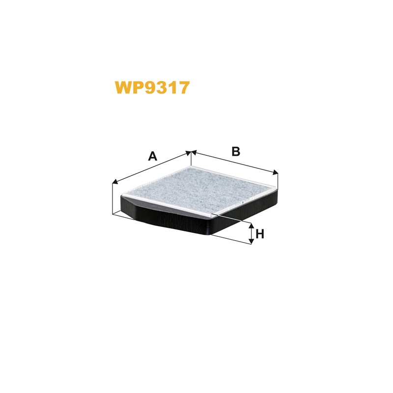 Filtre habitacle WP9317