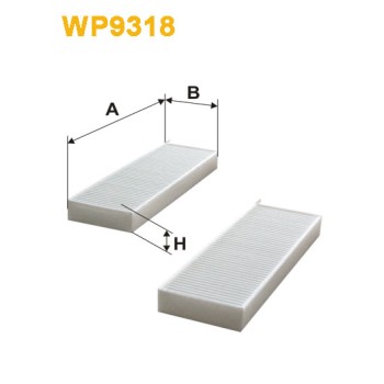 Filtre habitacle WP9318