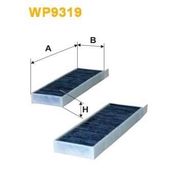 Filtre habitacle WP9319